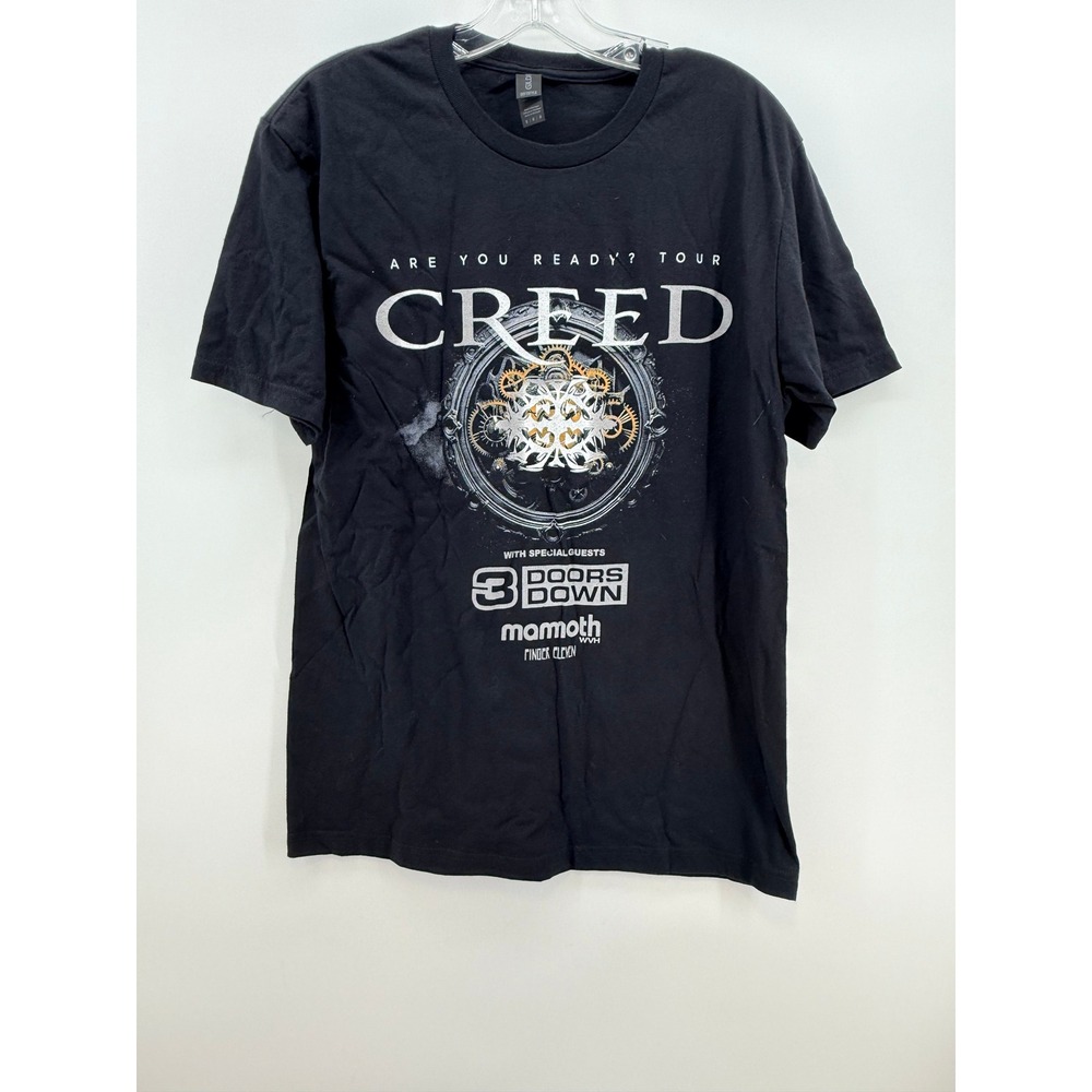 Creed Are You Ready Tour T-Shirt Mens Medium Black 3 Doors Down Mammoth WVH 2024